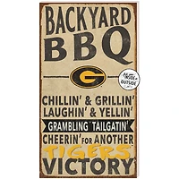 Grambling Tigers 11'' x 20'' Indoor/Outdoor BBQ Sign
