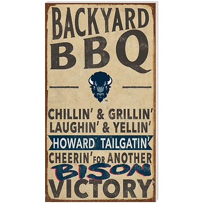 Howard Bison 11'' x 20'' Indoor/Outdoor BBQ Sign