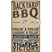 Jackson State Tigers 11'' x 20'' Indoor/Outdoor BBQ Sign