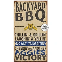 North Carolina A&T Aggies 11'' x 20'' Indoor/Outdoor BBQ Sign