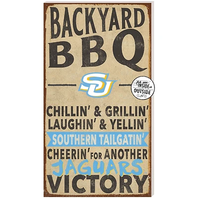 Southern University Jaguars 11'' x 20'' Indoor/Outdoor BBQ Sign