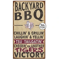 Texas Southern Tigers 11'' x 20'' Indoor/Outdoor BBQ Sign