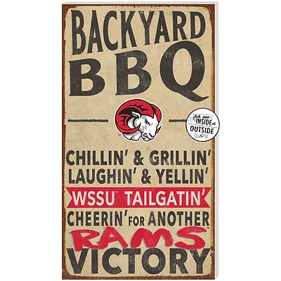 Winston-Salem State Rams 11'' x 20'' Indoor/Outdoor BBQ Sign