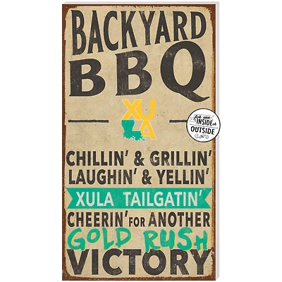 XULA Gold 11'' x 20'' Indoor/Outdoor BBQ Sign