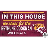 Bethune-Cookman Wildcats 11'' x 20'' Indoor/Outdoor In This House Sign