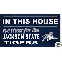 Jackson State Tigers 11'' x 20'' Indoor/Outdoor In This House Sign