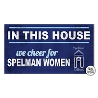 Spelman College Jaguars 11'' x 20'' Indoor/Outdoor In This House Sign