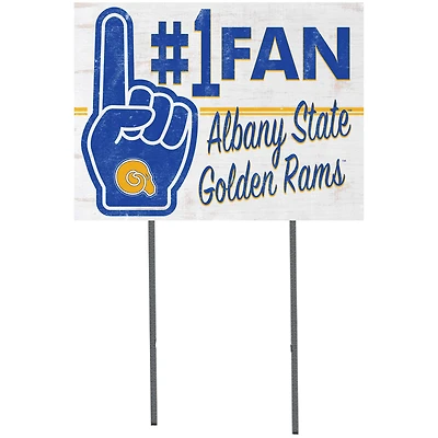 Albany State Golden Rams 18'' x 24'' #1 Fan Yard Sign