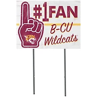 Bethune-Cookman Wildcats 18'' x 24'' #1 Fan Yard Sign