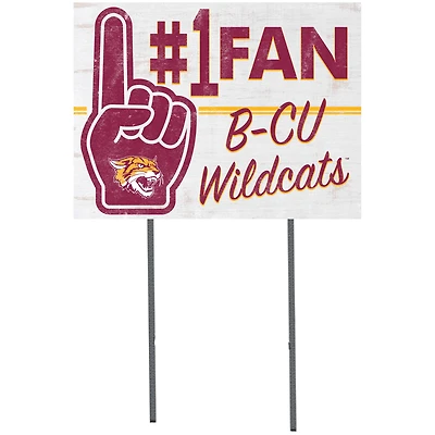 Bethune-Cookman Wildcats 18'' x 24'' #1 Fan Yard Sign