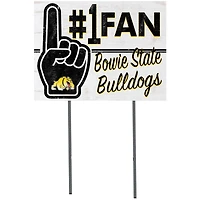 Bowie State Bulldogs 18'' x 24'' #1 Fan Yard Sign