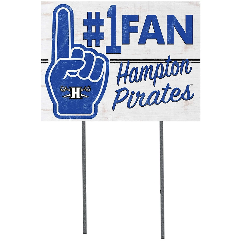 Hampton Pirates 18'' x 24'' #1 Fan Yard Sign