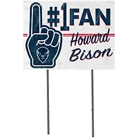 Howard Bison 18'' x 24'' #1 Fan Yard Sign