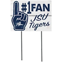 Jackson State Tigers 18'' x 24'' #1 Fan Yard Sign