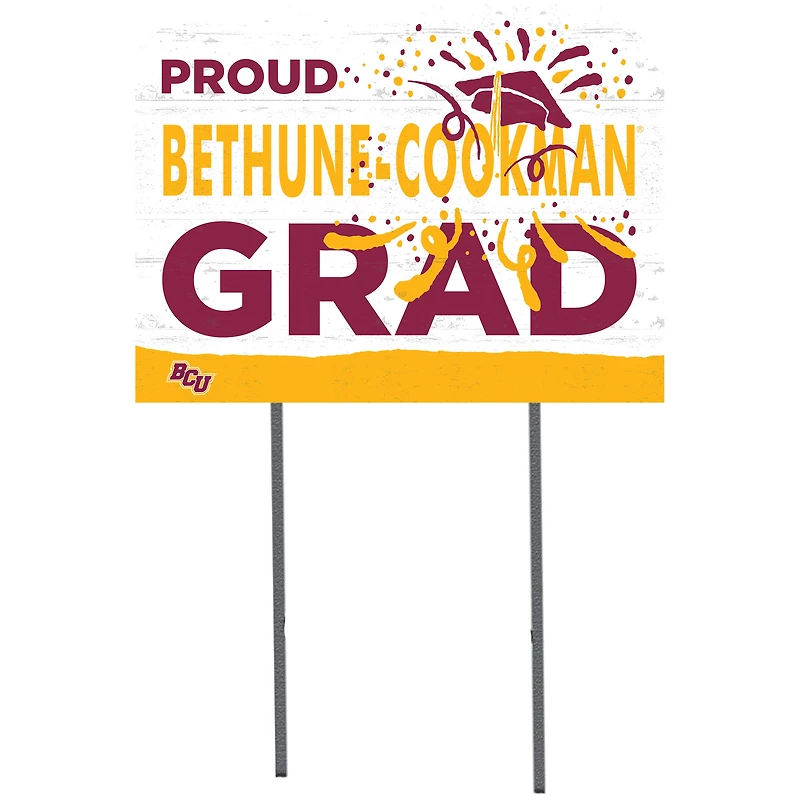 Bethune-Cookman Wildcats 18'' x 24'' Proud Grad Yard Sign