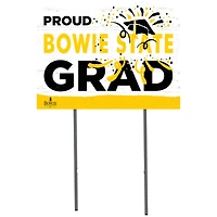 Bowie State Bulldogs 18'' x 24'' Proud Grad Yard Sign