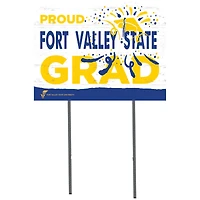 Fort Valley State Wildcats 18'' x 24'' Proud Grad Yard Sign