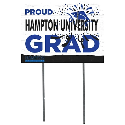 Hampton Pirates 18'' x 24'' Proud Grad Yard Sign