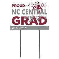 North Carolina Central Eagles 18'' x 24'' Proud Grad Yard Sign
