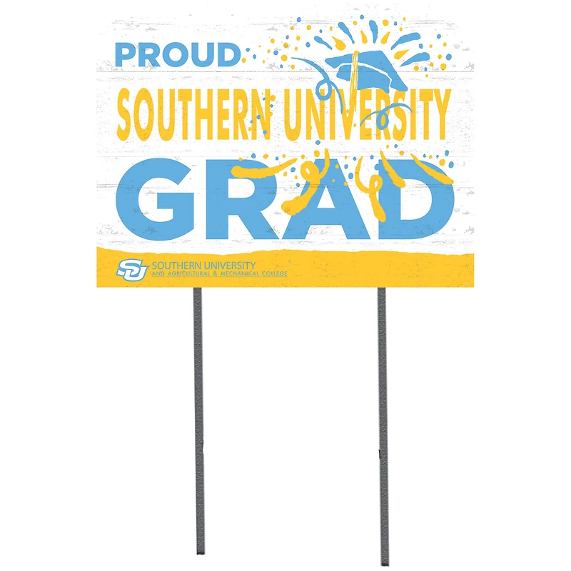 Southern University Jaguars 18'' x 24'' Proud Grad Yard Sign