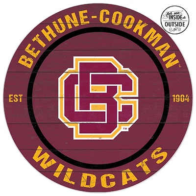 Bethune-Cookman Wildcats 20'' x 20'' Indoor/Outdoor Circle Sign