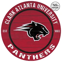 Clark Atlanta University Panthers 20'' x 20'' Indoor/Outdoor Circle Sign