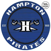 Hampton Pirates 20'' x 20'' Indoor/Outdoor Circle Sign
