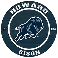 Howard Bison 20'' x 20'' Indoor/Outdoor Circle Sign