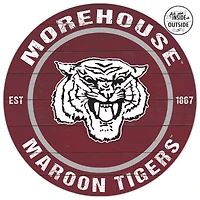 Morehouse Maroon Tigers 20'' x 20'' Indoor/Outdoor Circle Sign