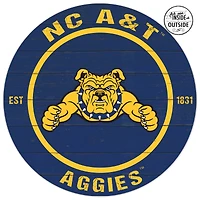North Carolina A&T Aggies 20'' x 20'' Indoor/Outdoor Circle Sign