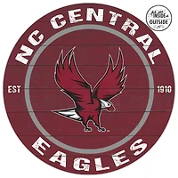 North Carolina Central Eagles 20'' x 20'' Indoor/Outdoor Circle Sign