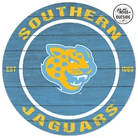 Southern University Jaguars 20'' x 20'' Indoor/Outdoor Circle Sign