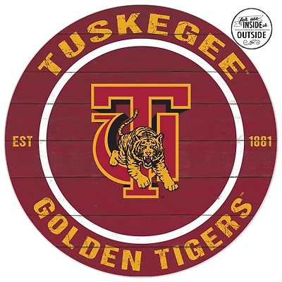 Tuskegee Golden Tigers 20'' x 20'' Indoor/Outdoor Circle Sign