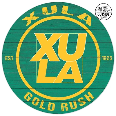 XULA Gold 20'' x 20'' Indoor/Outdoor Circle Sign
