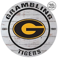 Grambling Tigers 20'' x 20'' Indoor/Outdoor Weathered Circle Sign