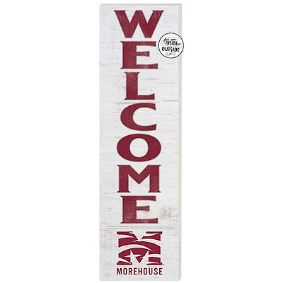 Morehouse Maroon Tigers 10'' x 35'' Indoor/Outdoor Welcome Sign