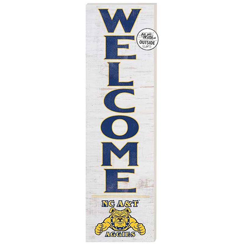 North Carolina A&T Aggies 10'' x 35'' Indoor/Outdoor Welcome Sign