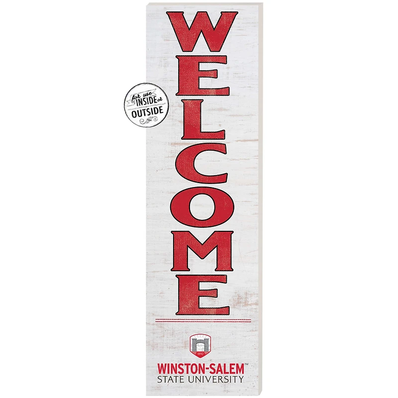 Winston-Salem State Rams 10'' x 35'' Indoor/Outdoor Welcome Sign