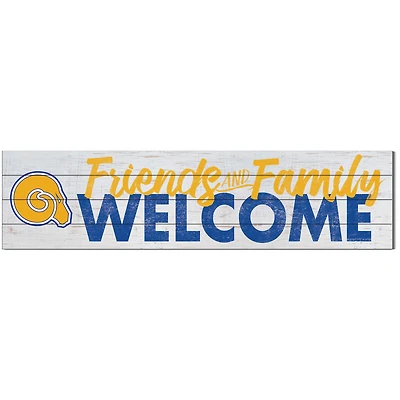 Albany State Golden Rams 10'' x 40'' Friends & Family Welcome Sign