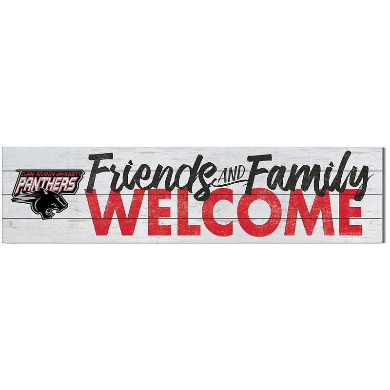 Clark Atlanta University Panthers 10'' x 40'' Friends & Family Welcome Sign