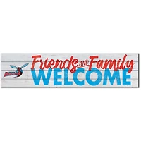 Delaware State Hornets 10'' x 40'' Friends & Family Welcome Sign