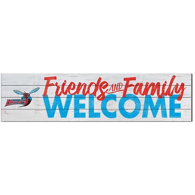 Delaware State Hornets 10'' x 40'' Friends & Family Welcome Sign