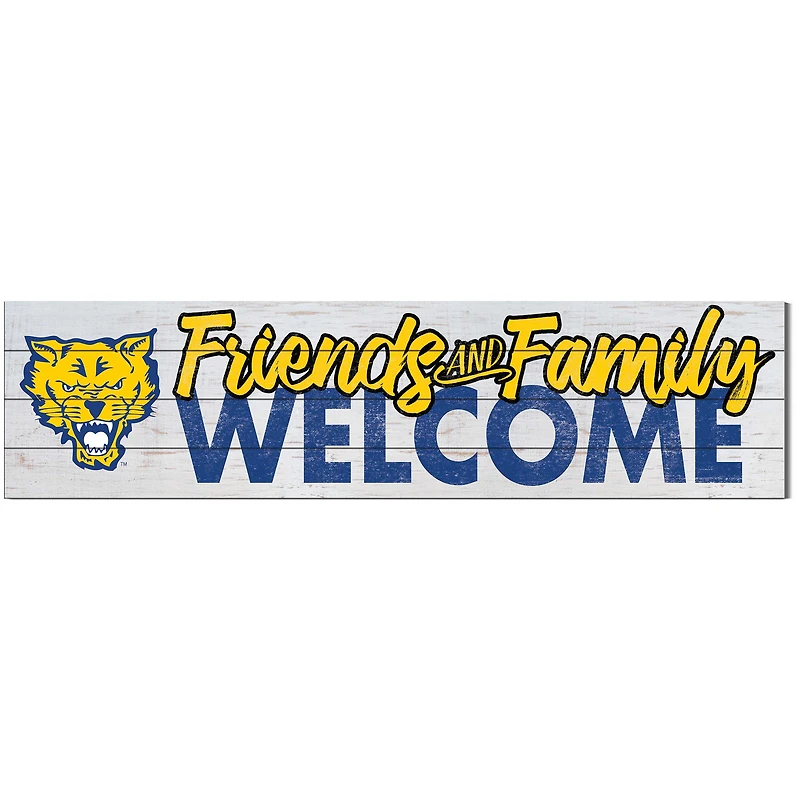 Fort Valley State Wildcats 10'' x 40'' Friends & Family Welcome Sign