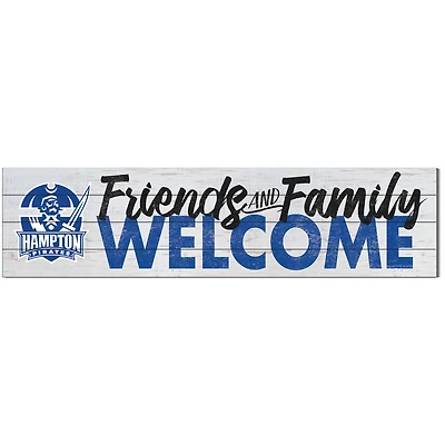 Hampton Pirates 10'' x 40'' Friends & Family Welcome Sign