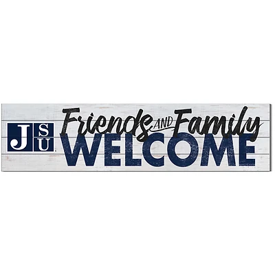 Jackson State Tigers 10'' x 40'' Friends & Family Welcome Sign