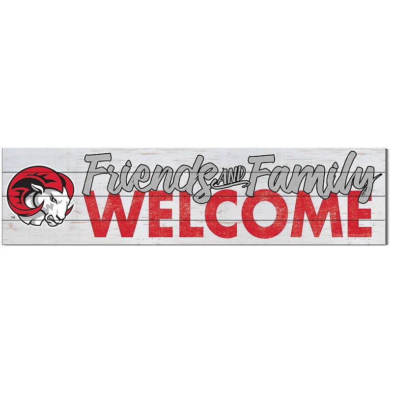 Winston-Salem State Rams 10'' x 40'' Friends & Family Welcome Sign