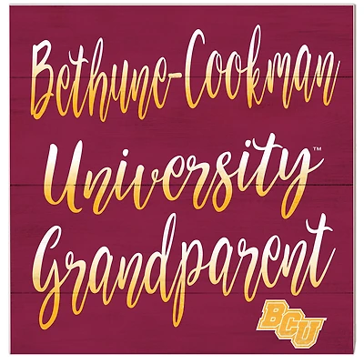 Bethune-Cookman Wildcats 10'' x 10'' Grandparent Plaque