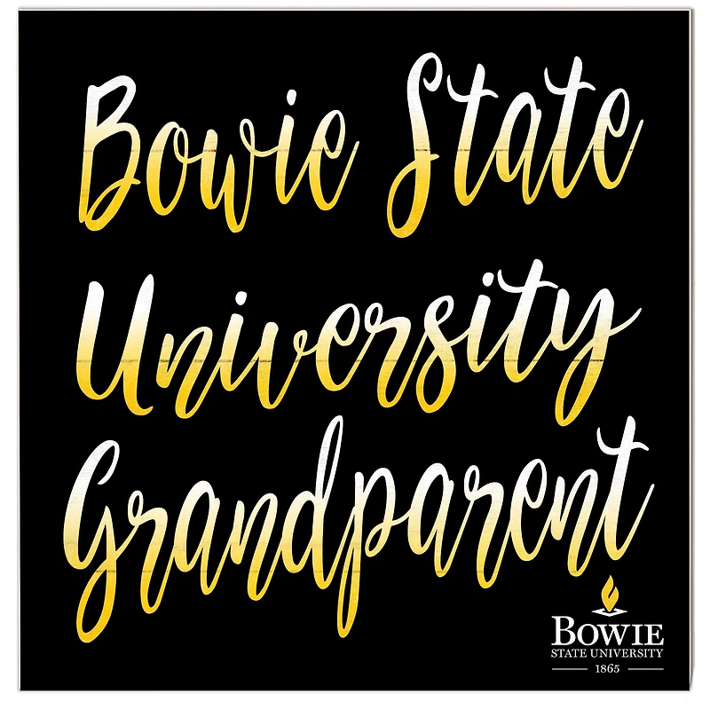 Bowie State Bulldogs 10'' x 10'' Grandparent Plaque