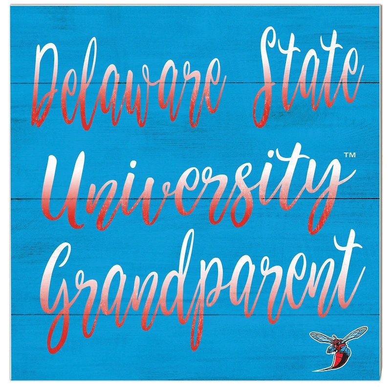 Delaware State Hornets 10'' x 10'' Grandparent Plaque