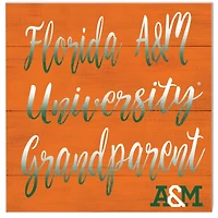 Florida A&M Rattlers 10'' x 10'' Grandparent Plaque